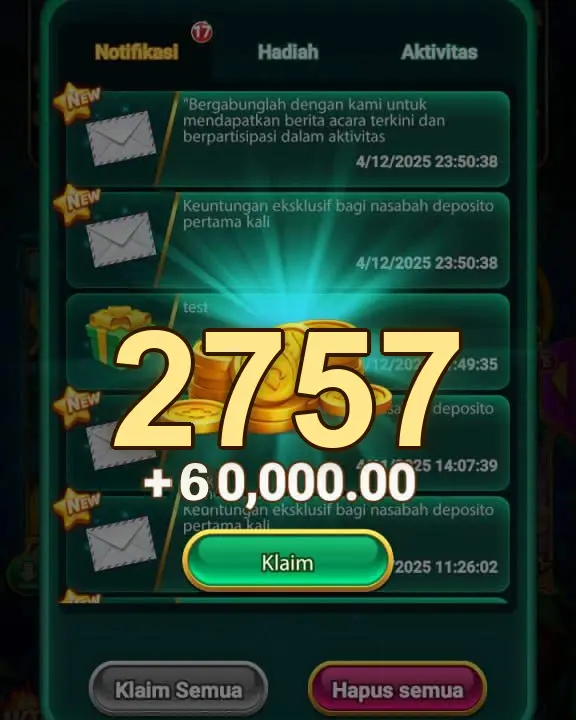 2757 Masuk